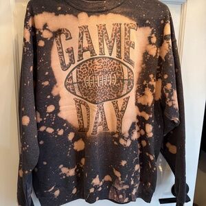Women's Game Day Distressed Crewneck